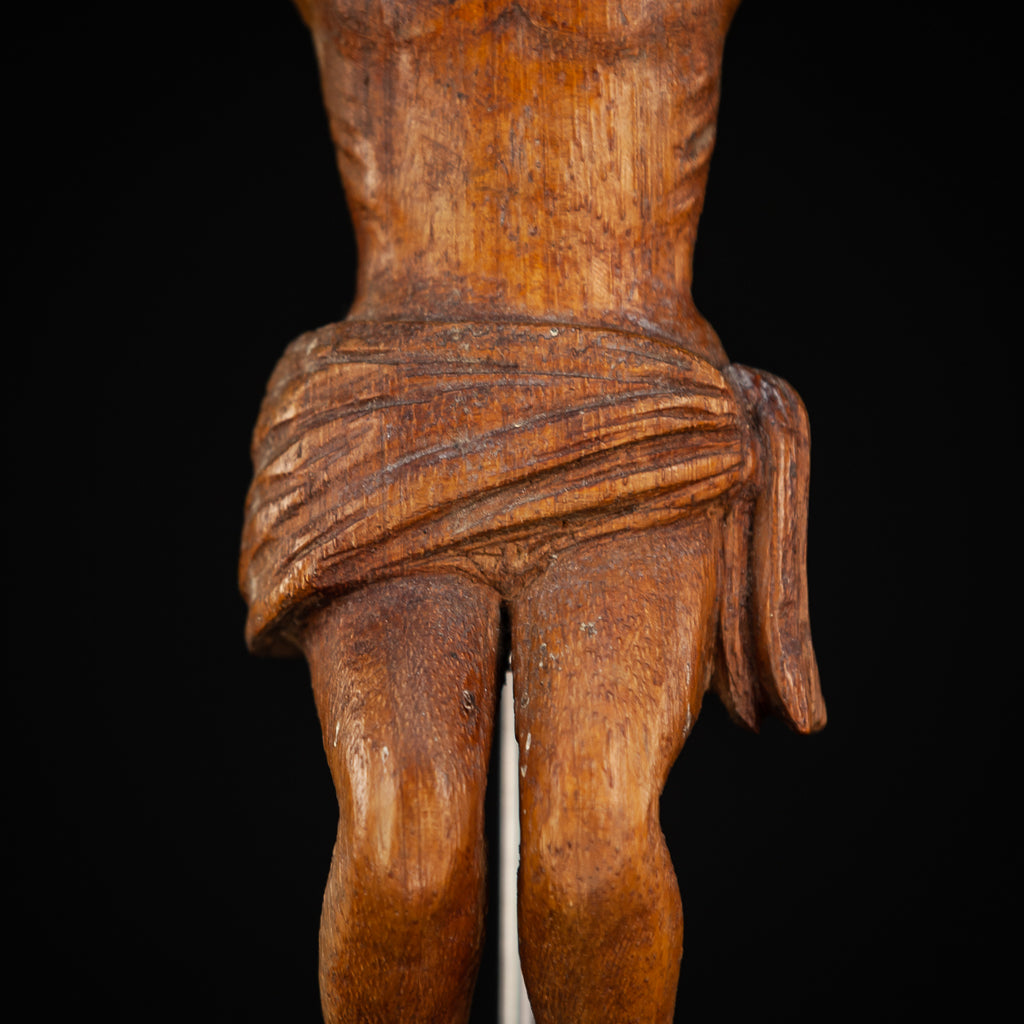 Corpus Christi | Antique Wood Carving | 16"