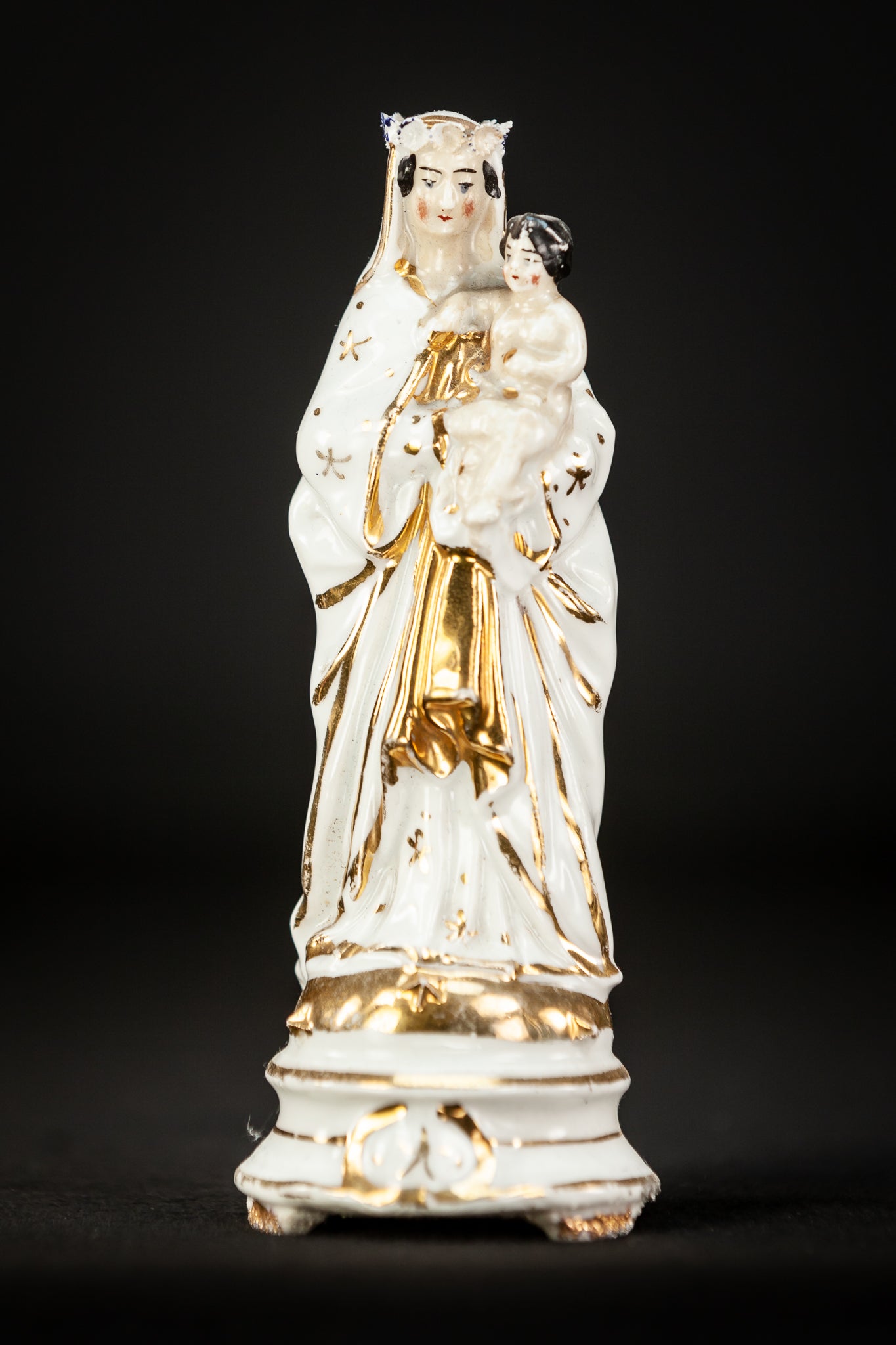 Virgin Mary Child Christ | Vieux Paris Porcelain