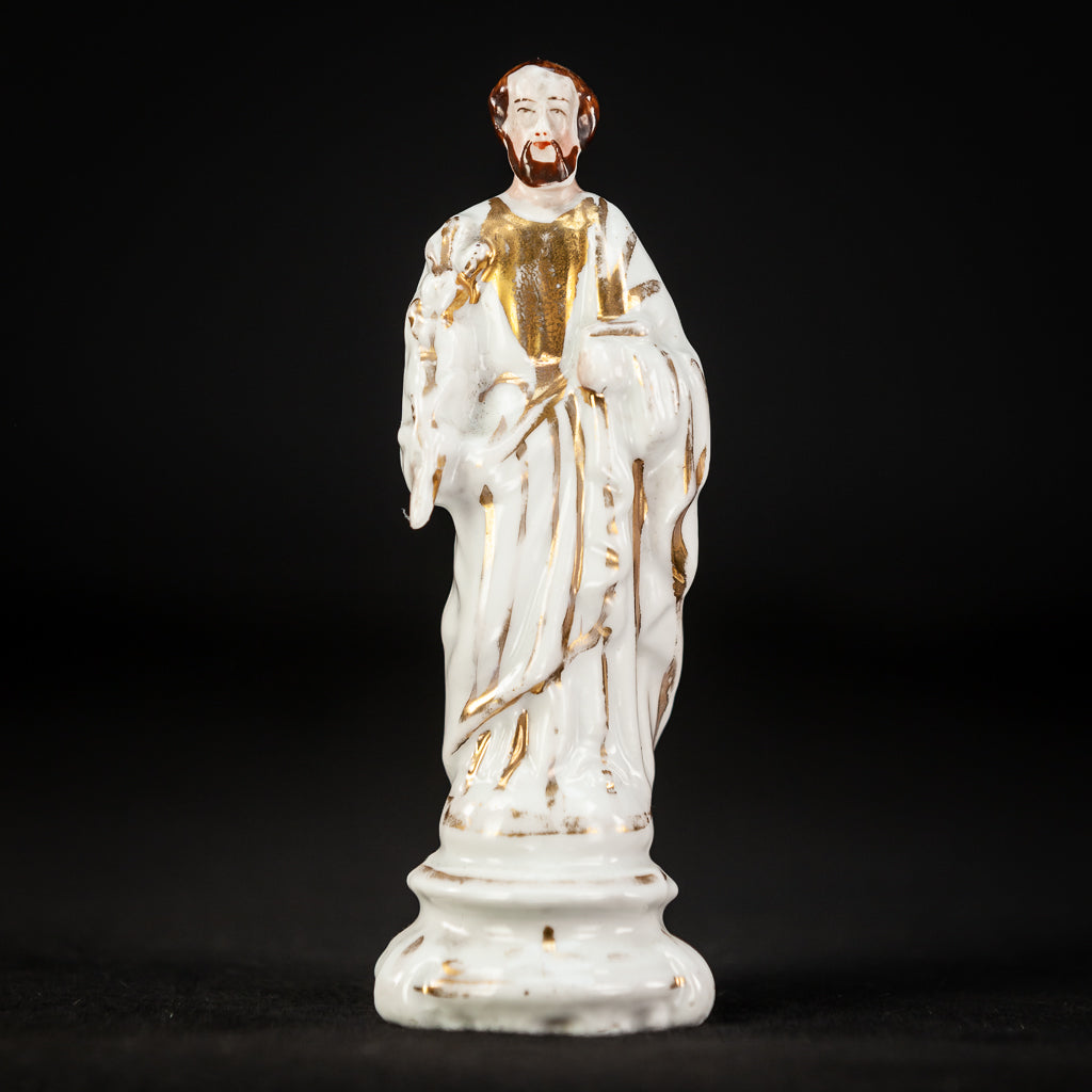 St Joseph Statue | Bisque Porcelain