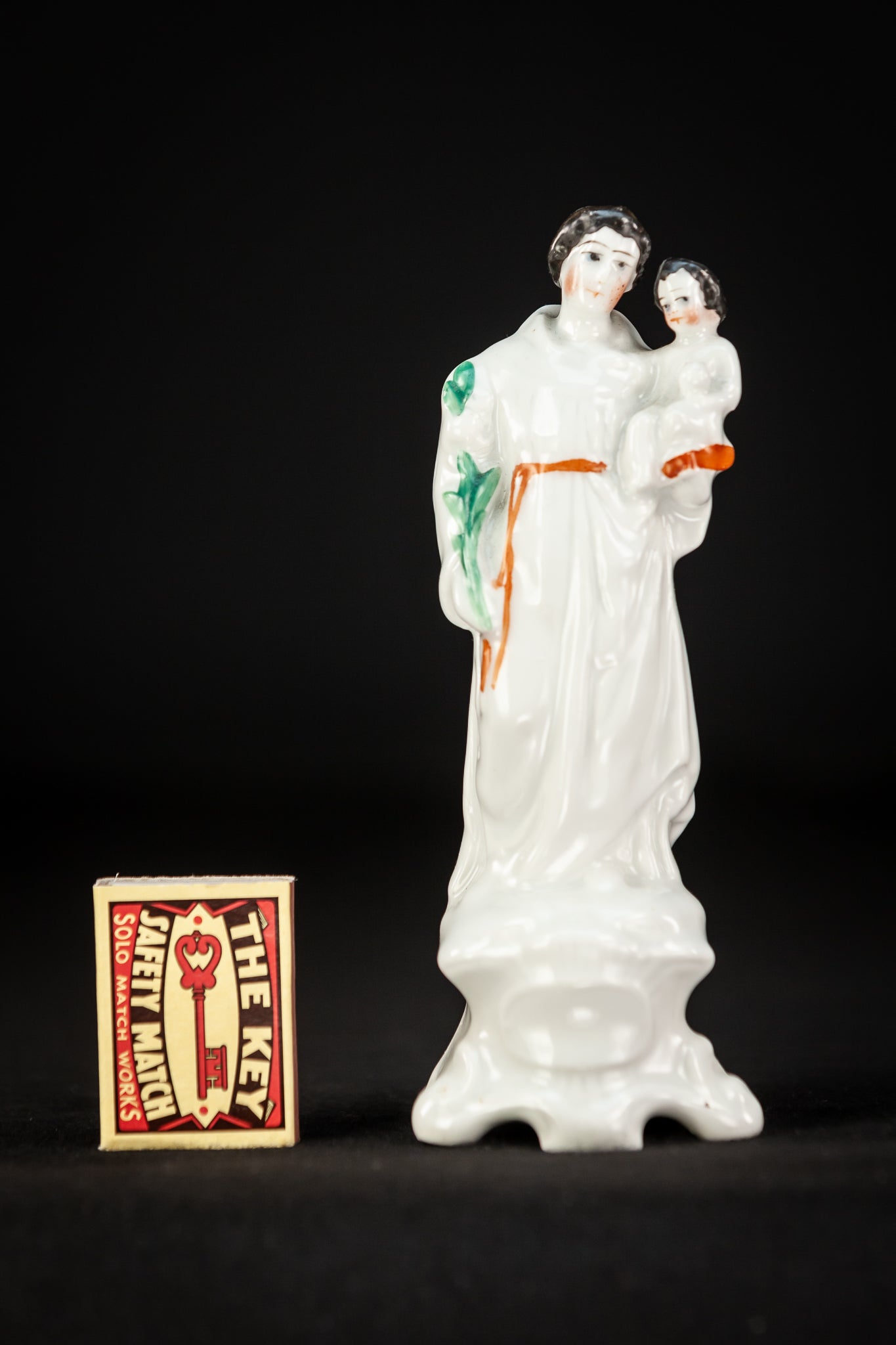 St Anthony Statue | Antique Saint Porcelain 7.3"