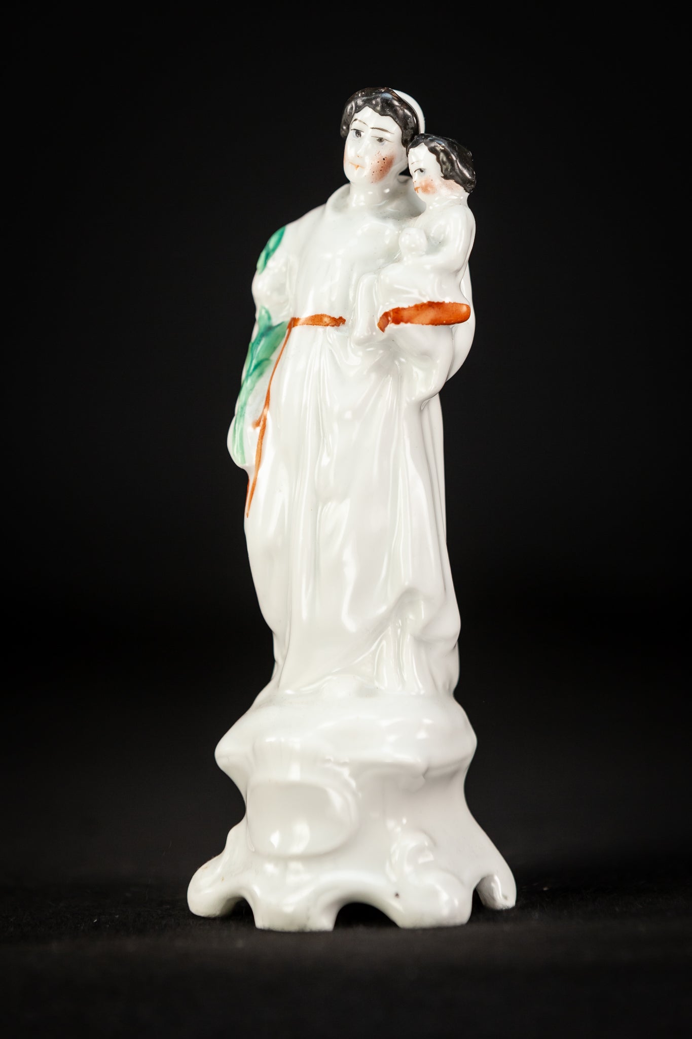 St Anthony Statue | Antique Saint Porcelain 7.3"