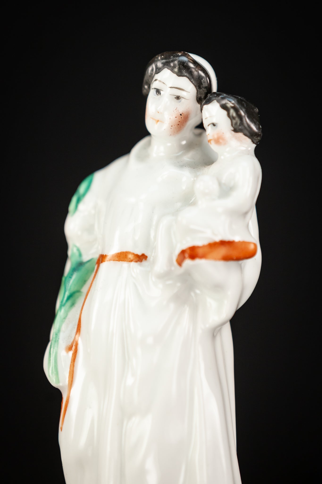 St Anthony Statue | Antique Saint Porcelain 7.3"