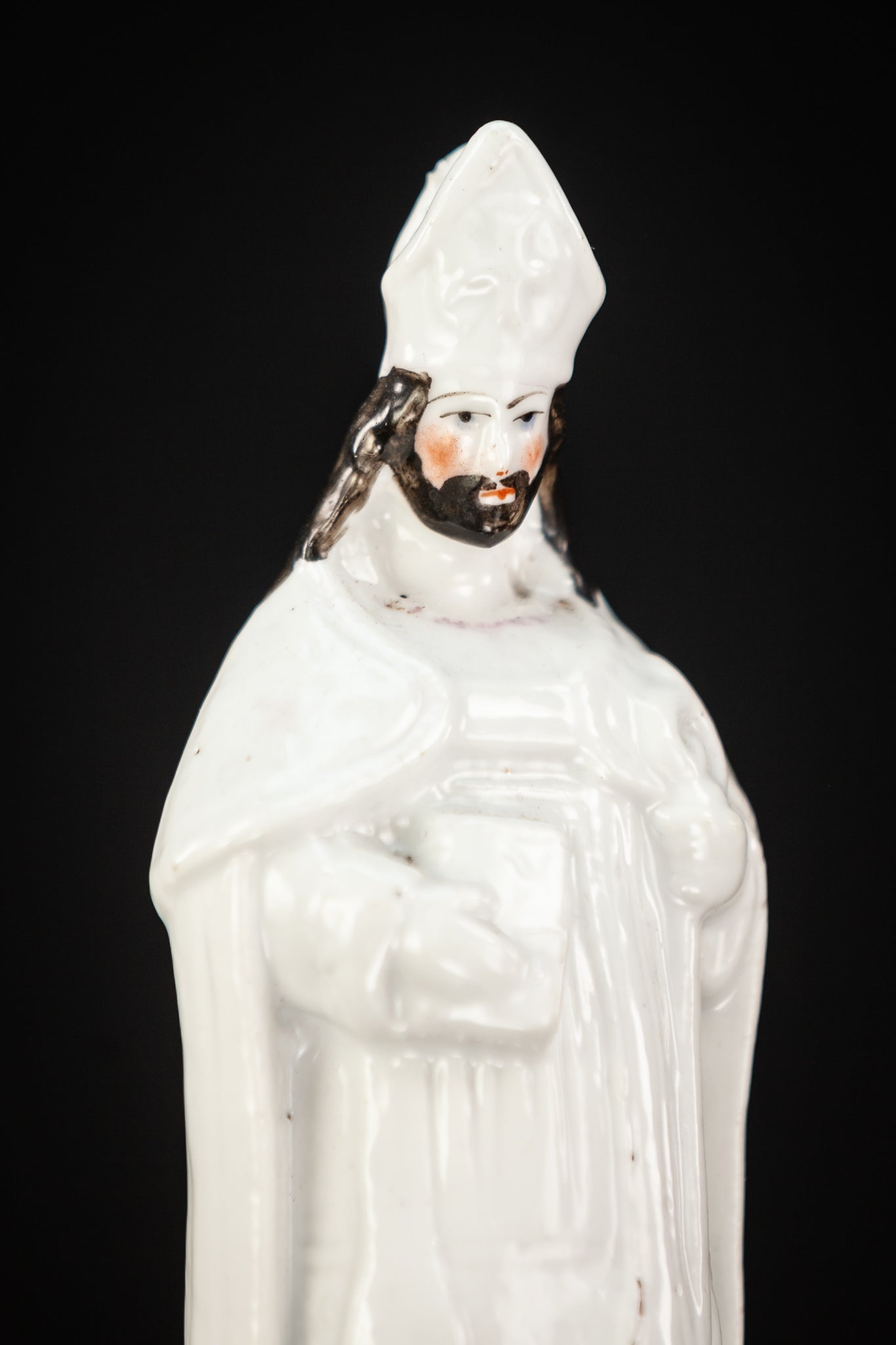 St Eloy Antique Porcelain Statue