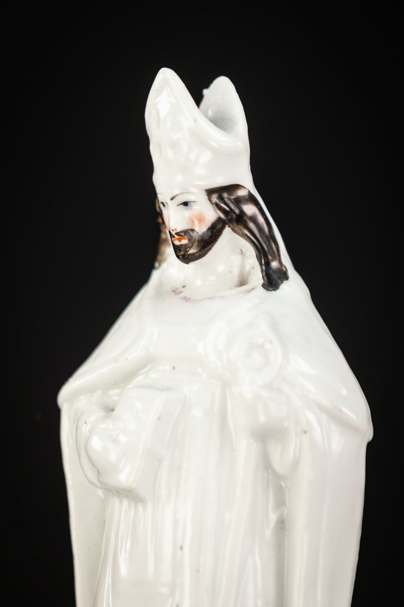 St Eloy Antique Porcelain Statue