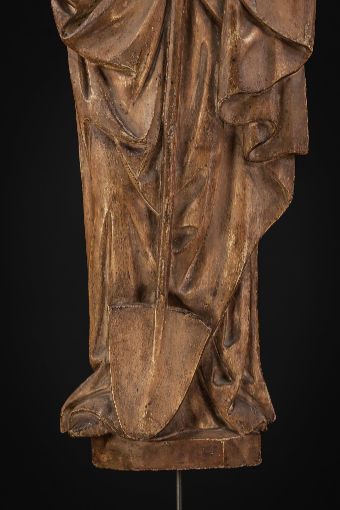 St Fiacre Wood Carving Relief Sculpture |  26”