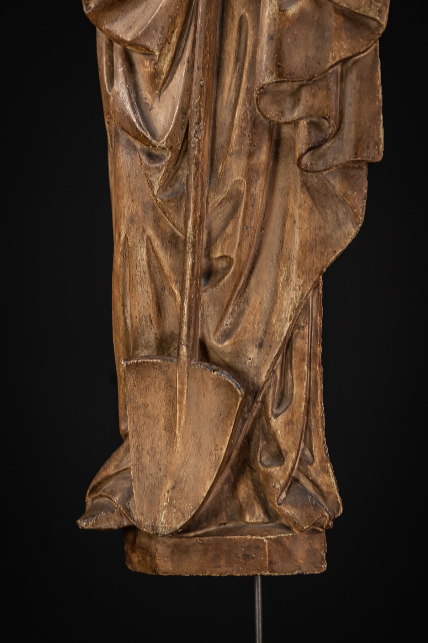 St Fiacre Wood Carving Relief Sculpture |  26”