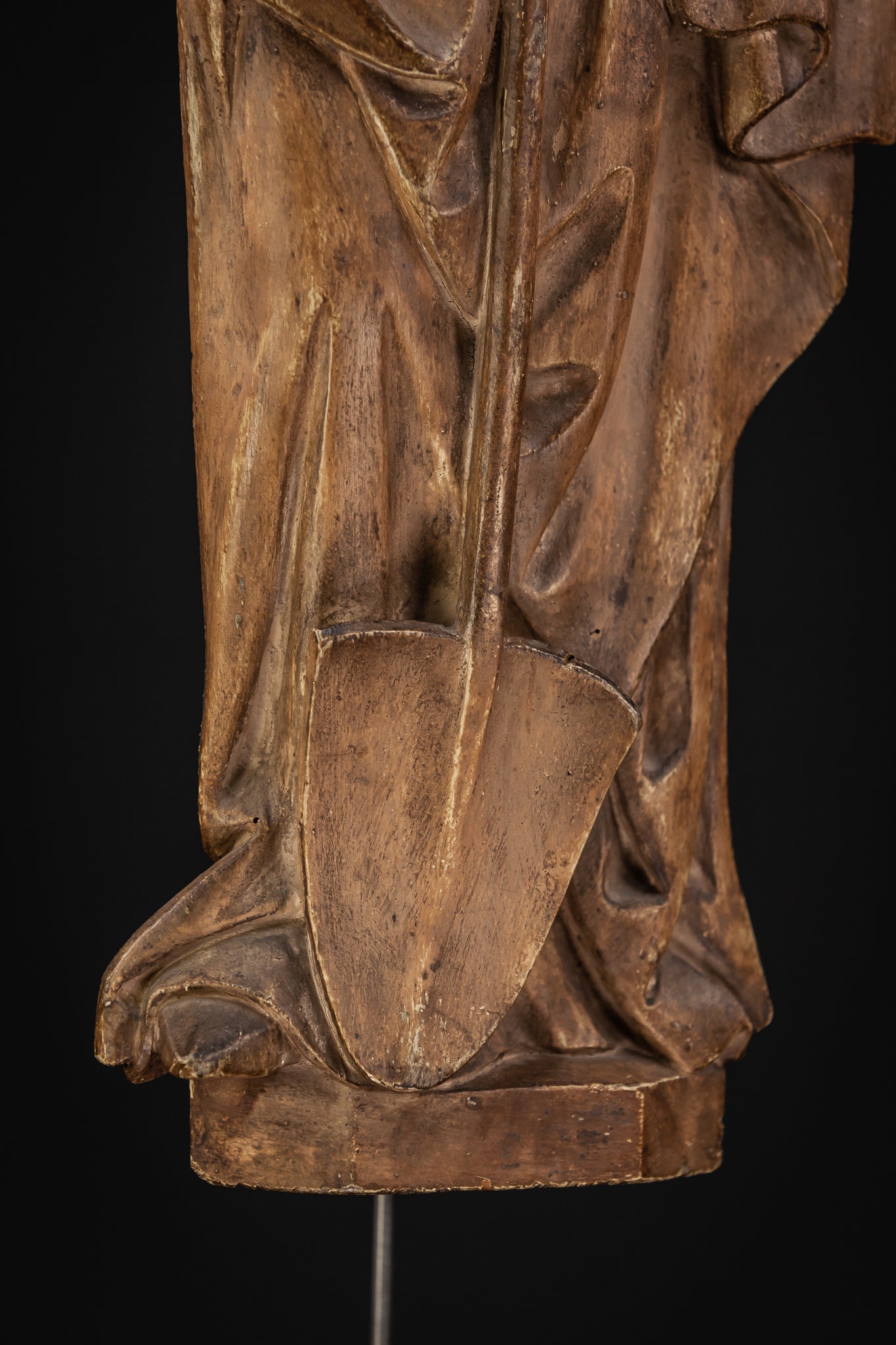 St Fiacre Wood Carving Relief Sculpture |  26”