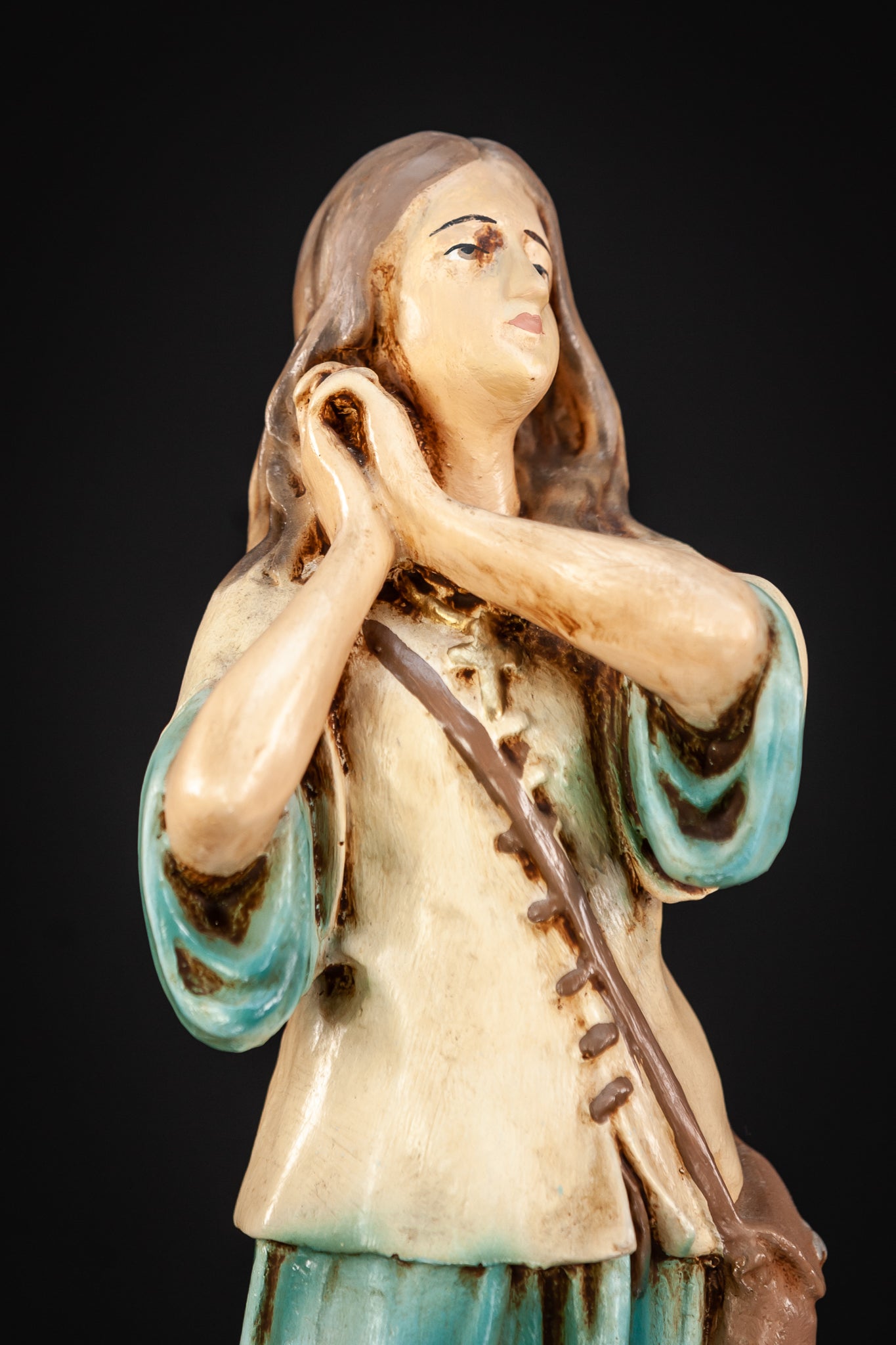 St Joan of Arc Plaster Statue | 16"