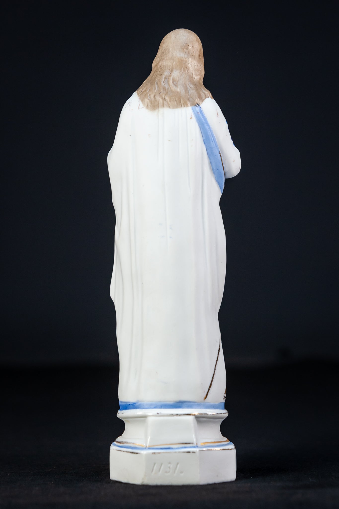 Jesus Sacred Heart Porcelain Statue 10.4"