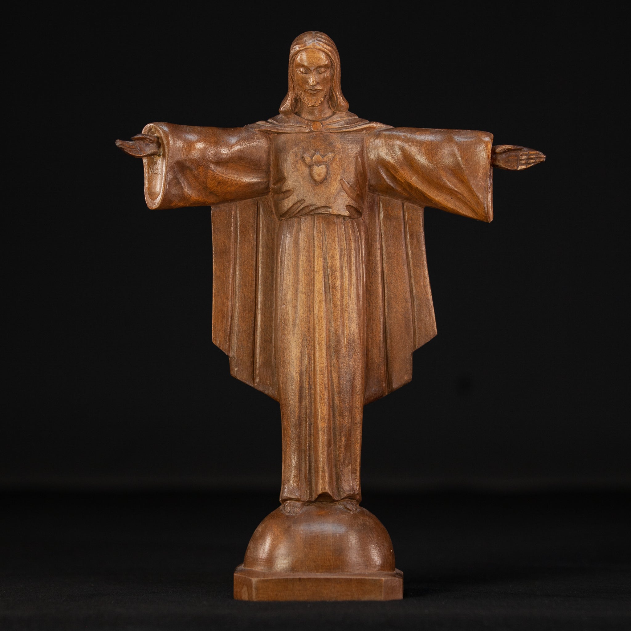 Jesus Sculpture | Wooden Statue | 11.2"