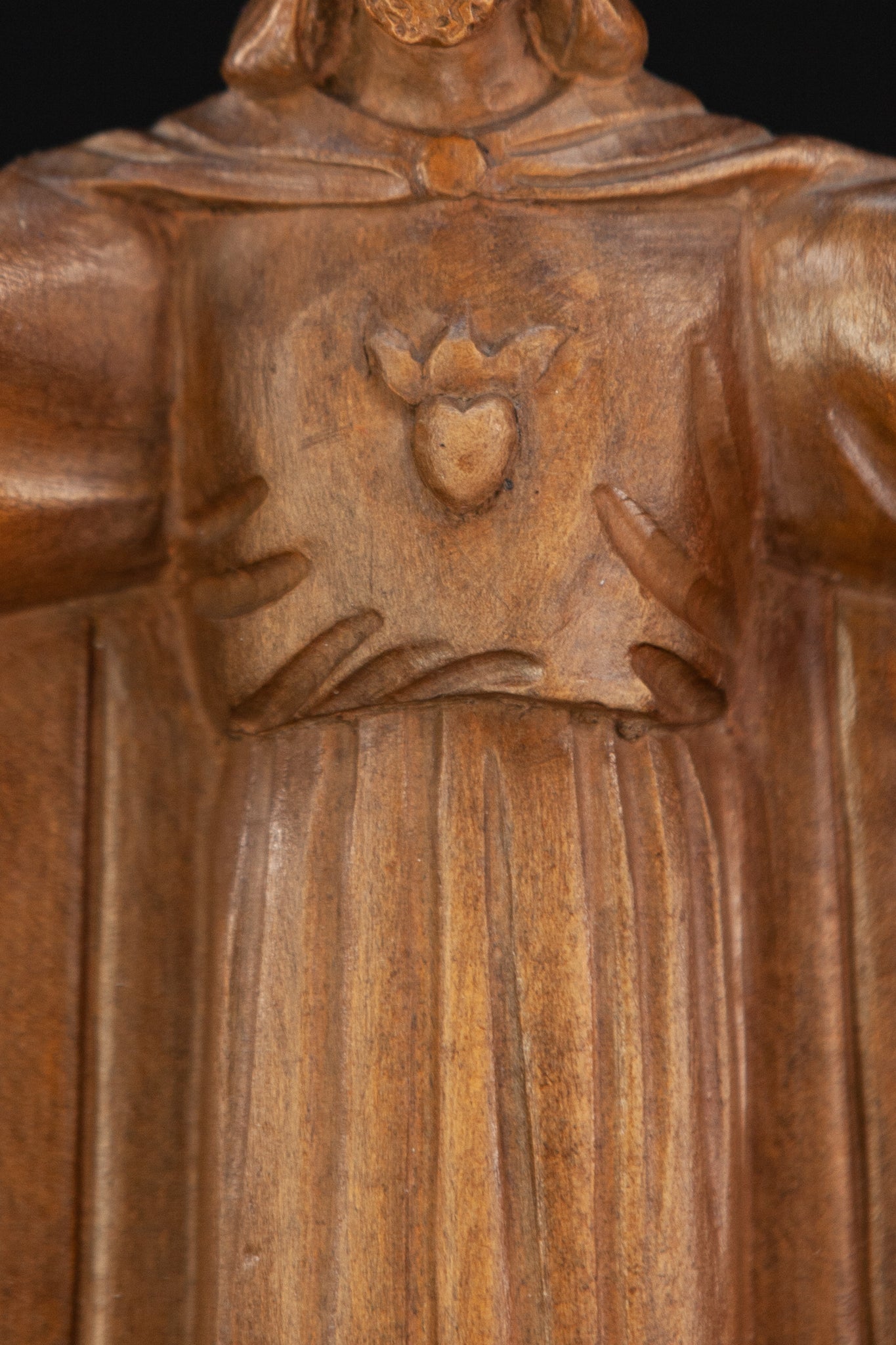 Jesus Sculpture | Wooden Statue | 11.2"