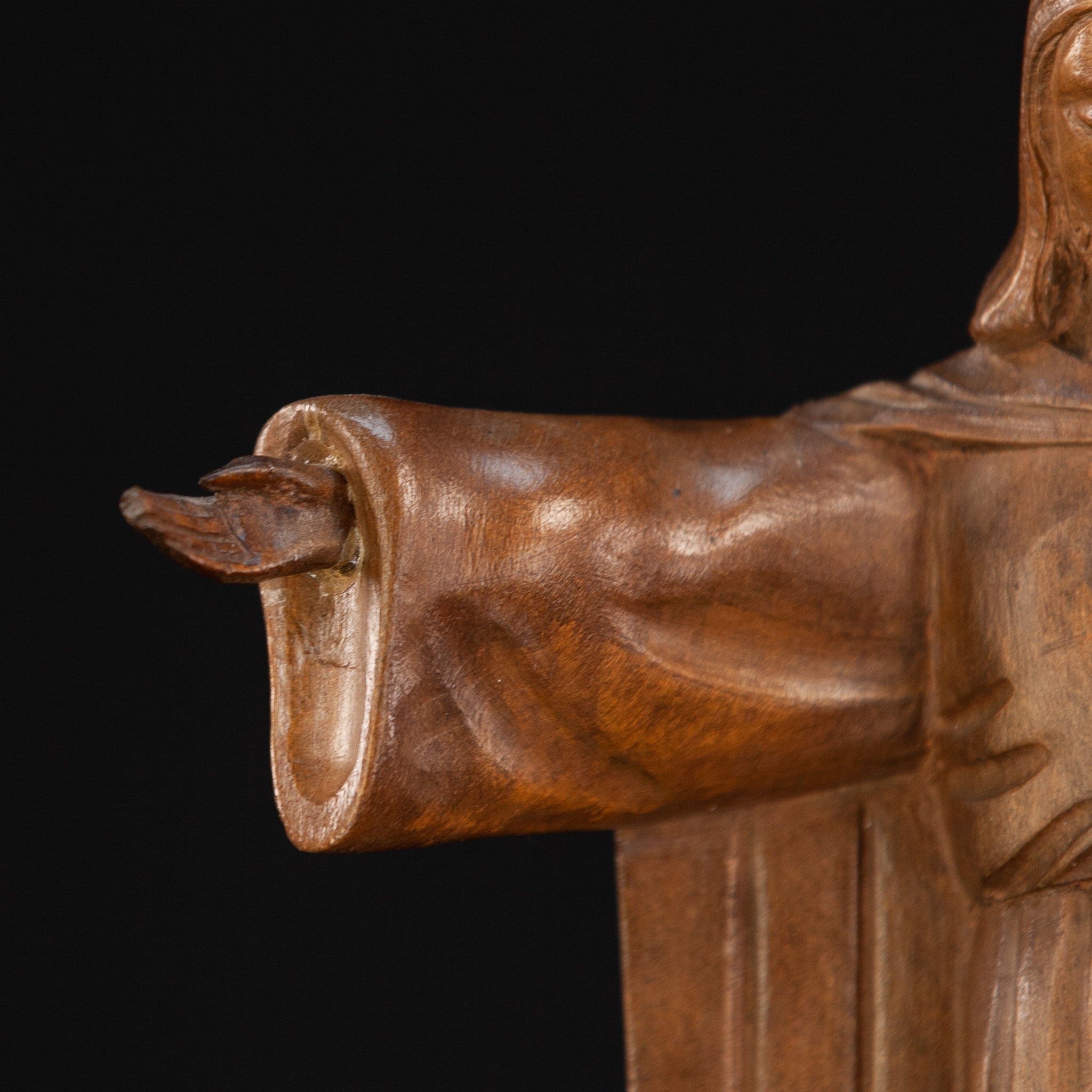 Jesus Sculpture | Wooden Statue | 11.2"