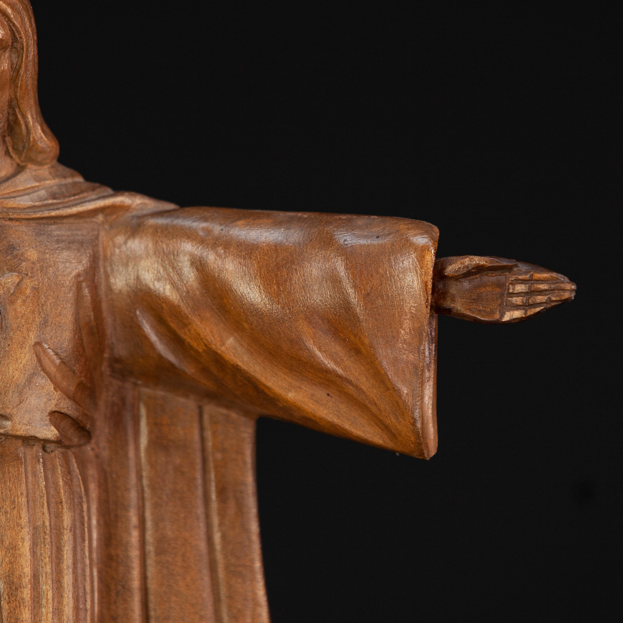 Jesus Sculpture | Wooden Statue | 11.2"