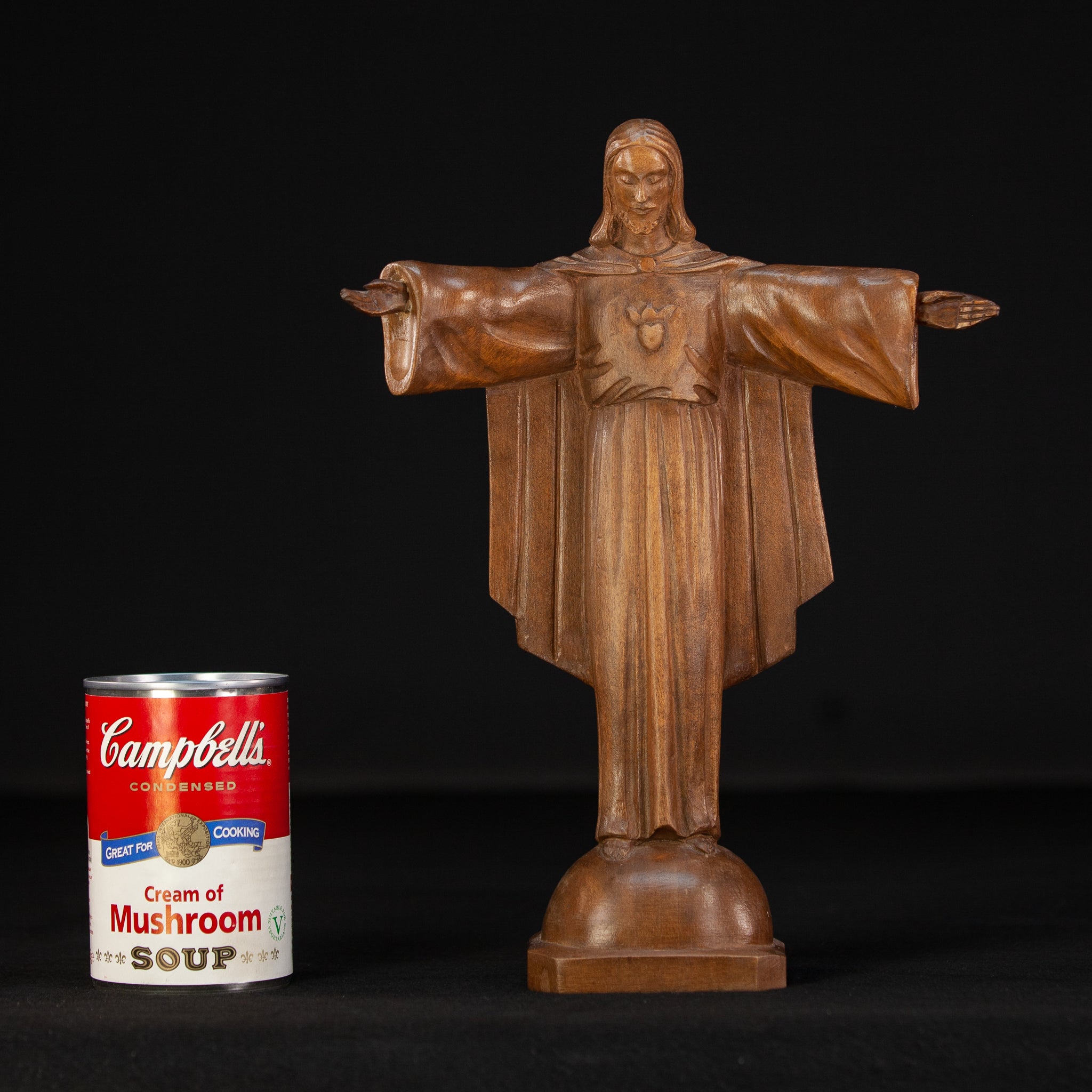 Jesus Sculpture | Wooden Statue | 11.2"