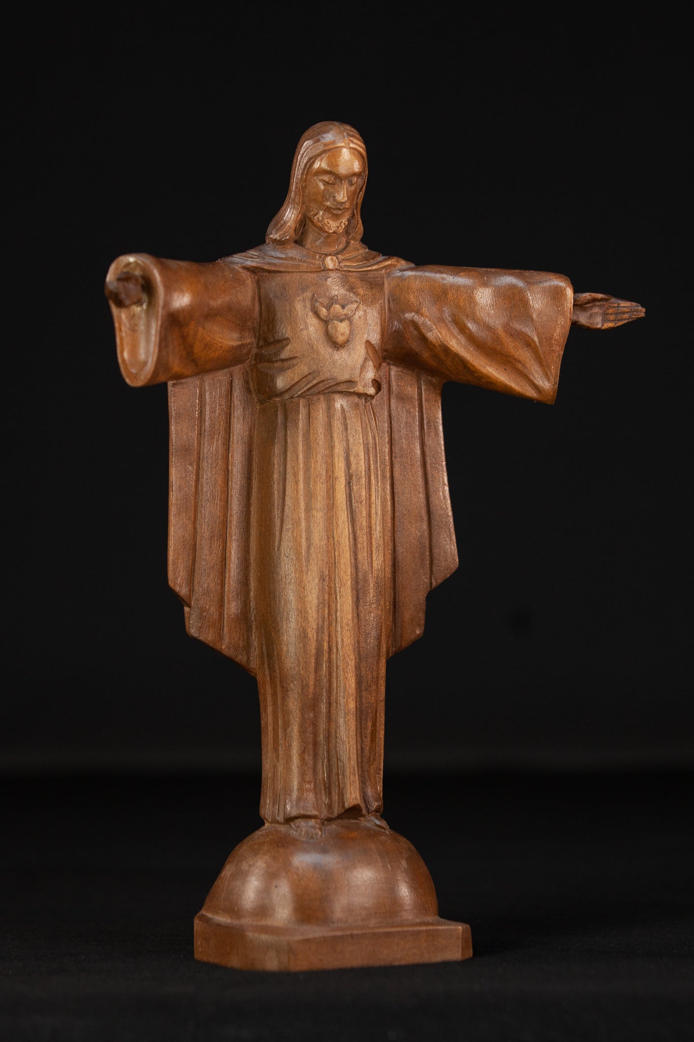 Jesus Sculpture | Wooden Statue | 11.2"