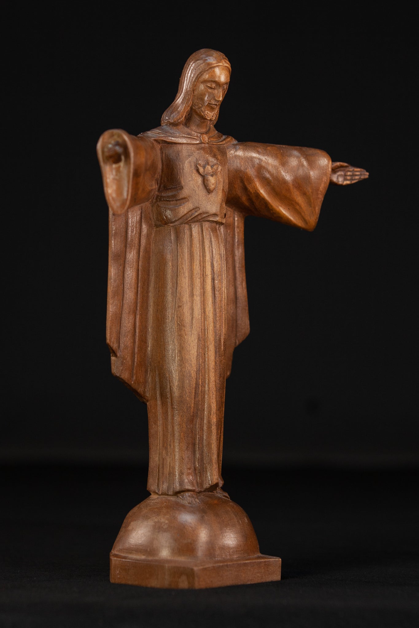 Jesus Sculpture | Wooden Statue | 11.2"