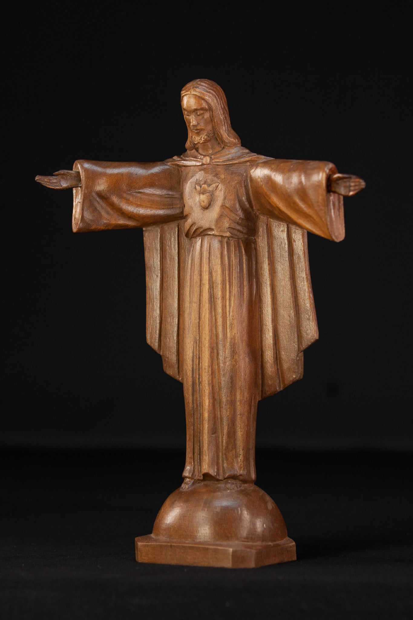 Jesus Sculpture | Wooden Statue | 11.2"