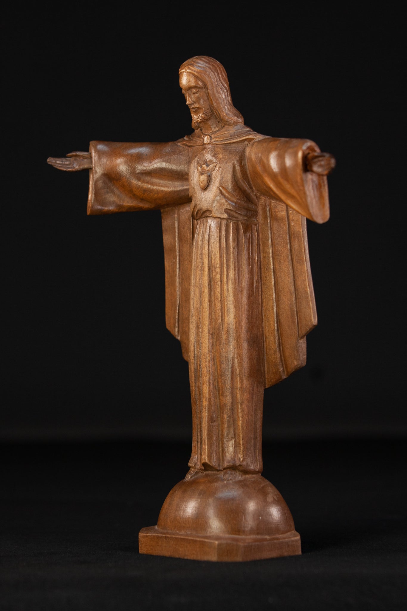 Jesus Sculpture | Wooden Statue | 11.2"