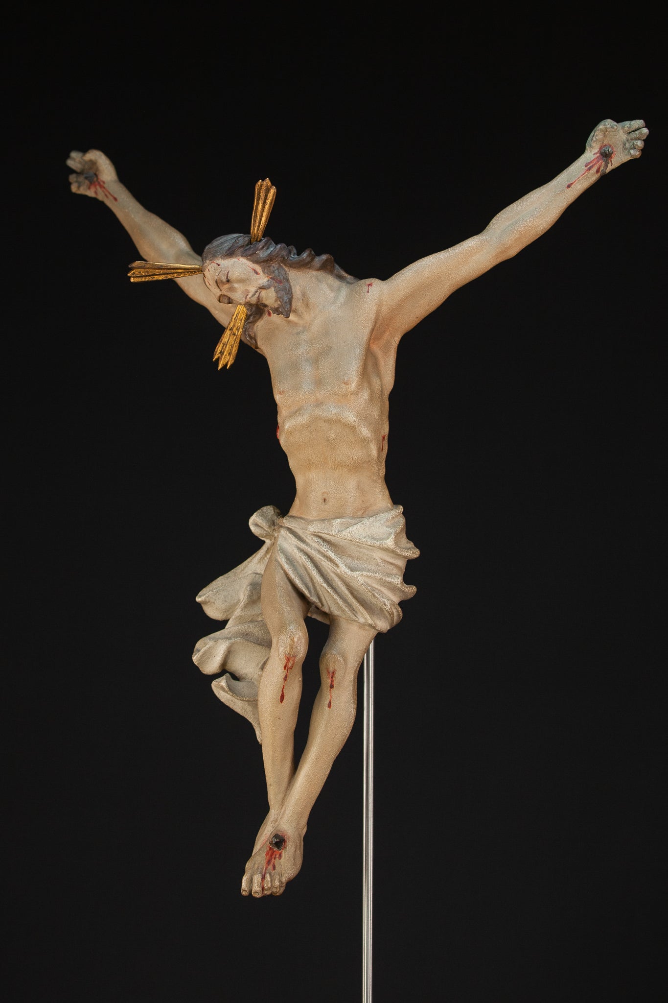 Corpus Christi Sculpture | 1800s Antique | 23"