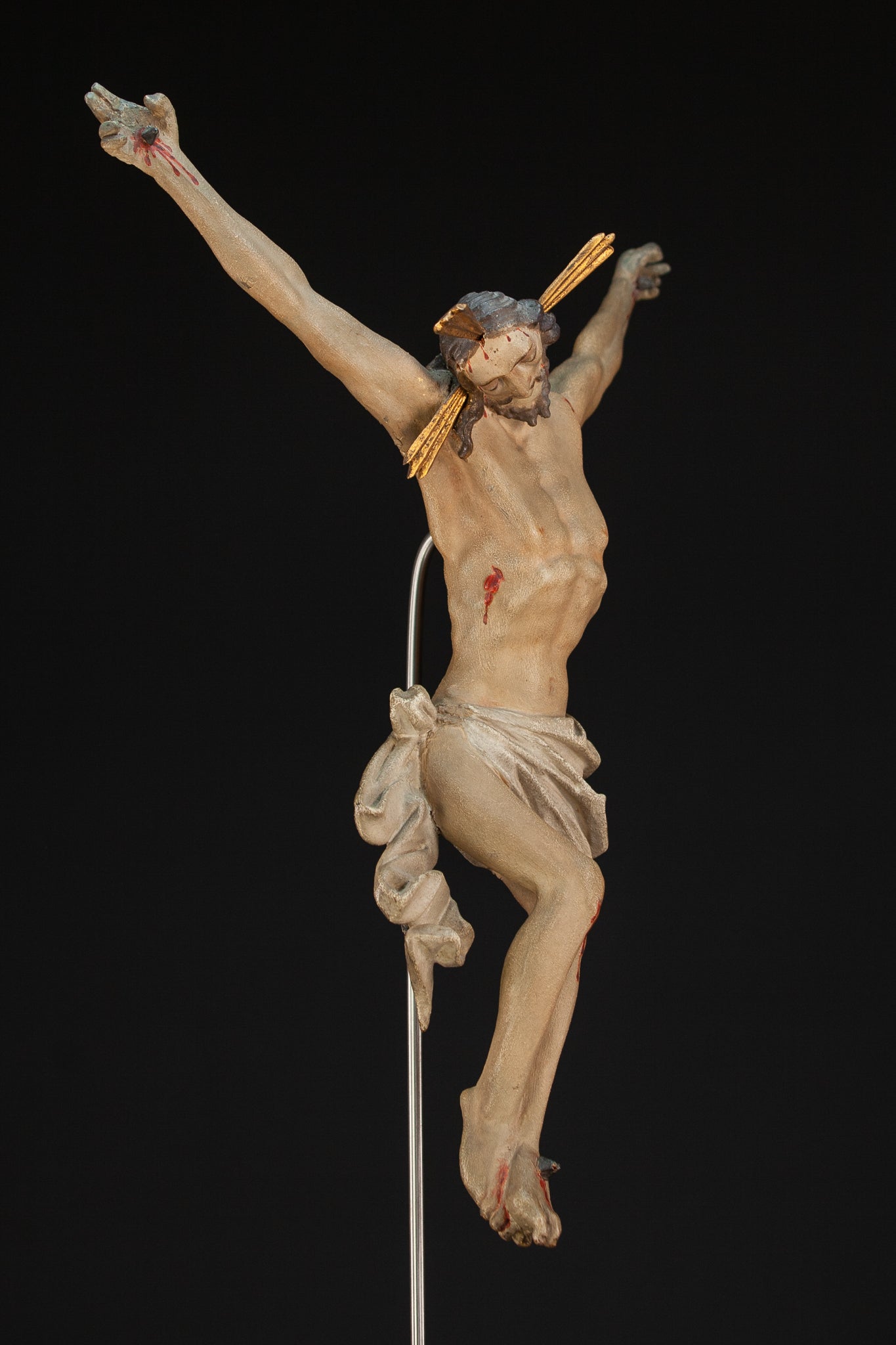 Corpus Christi Sculpture | 1800s Antique | 23"