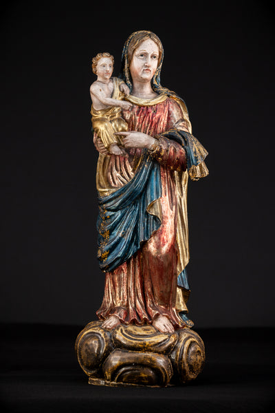 Virgin Mary Child Jesus | Rococo 1760 | 20.5”