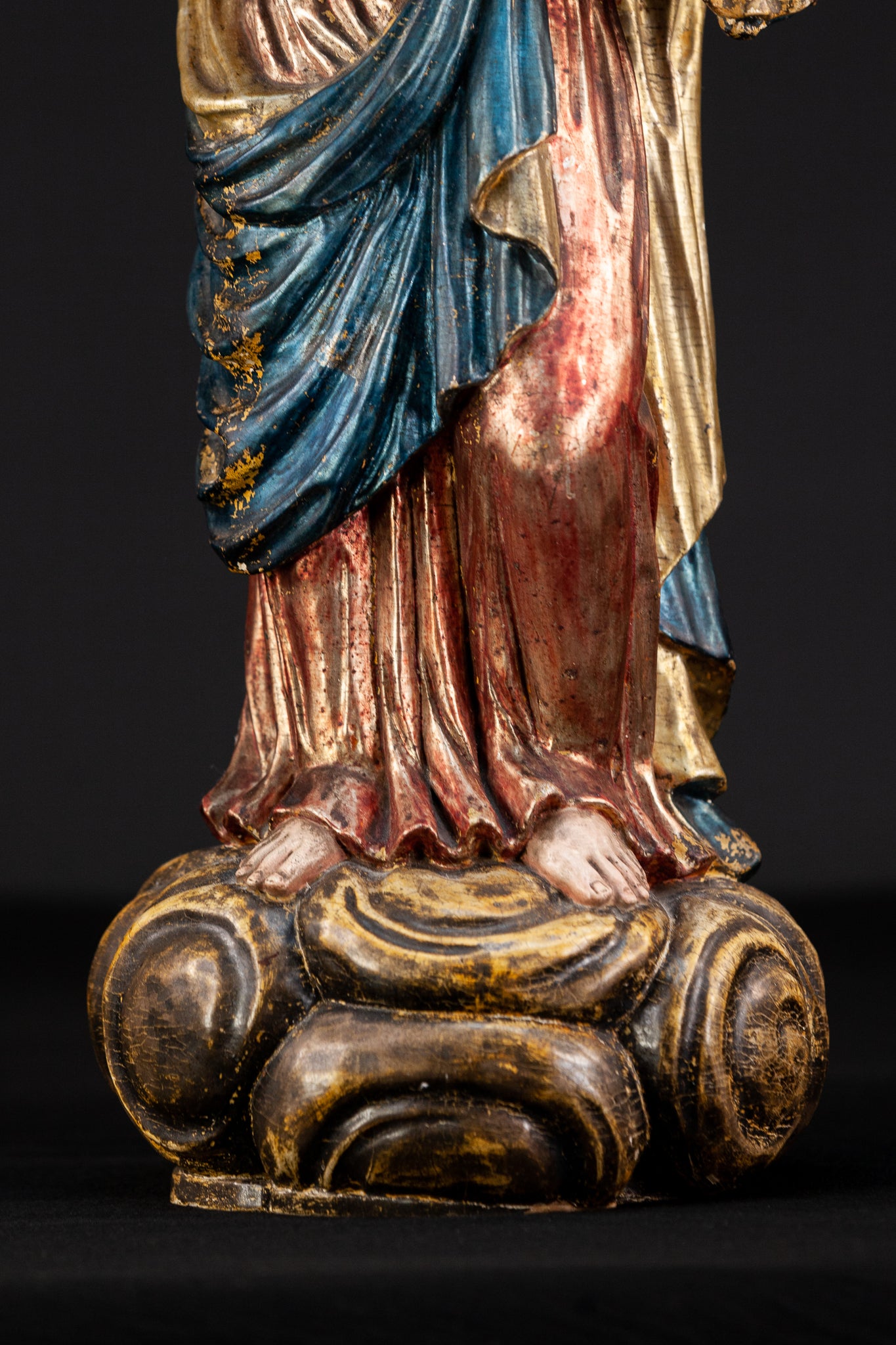 Virgin Mary Child Jesus | Rococo 1760 | 20.5”