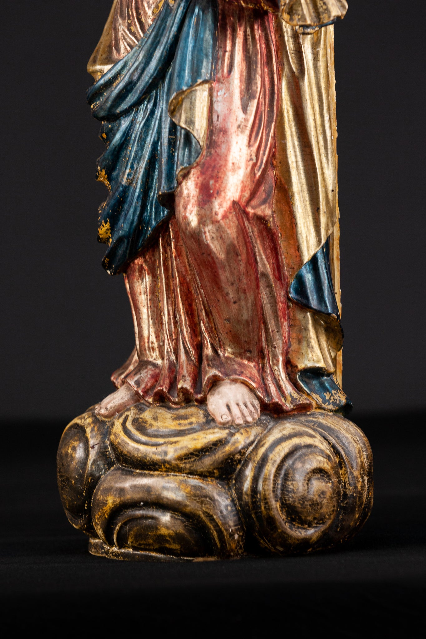 Virgin Mary Child Jesus | Rococo 1760 | 20.5”