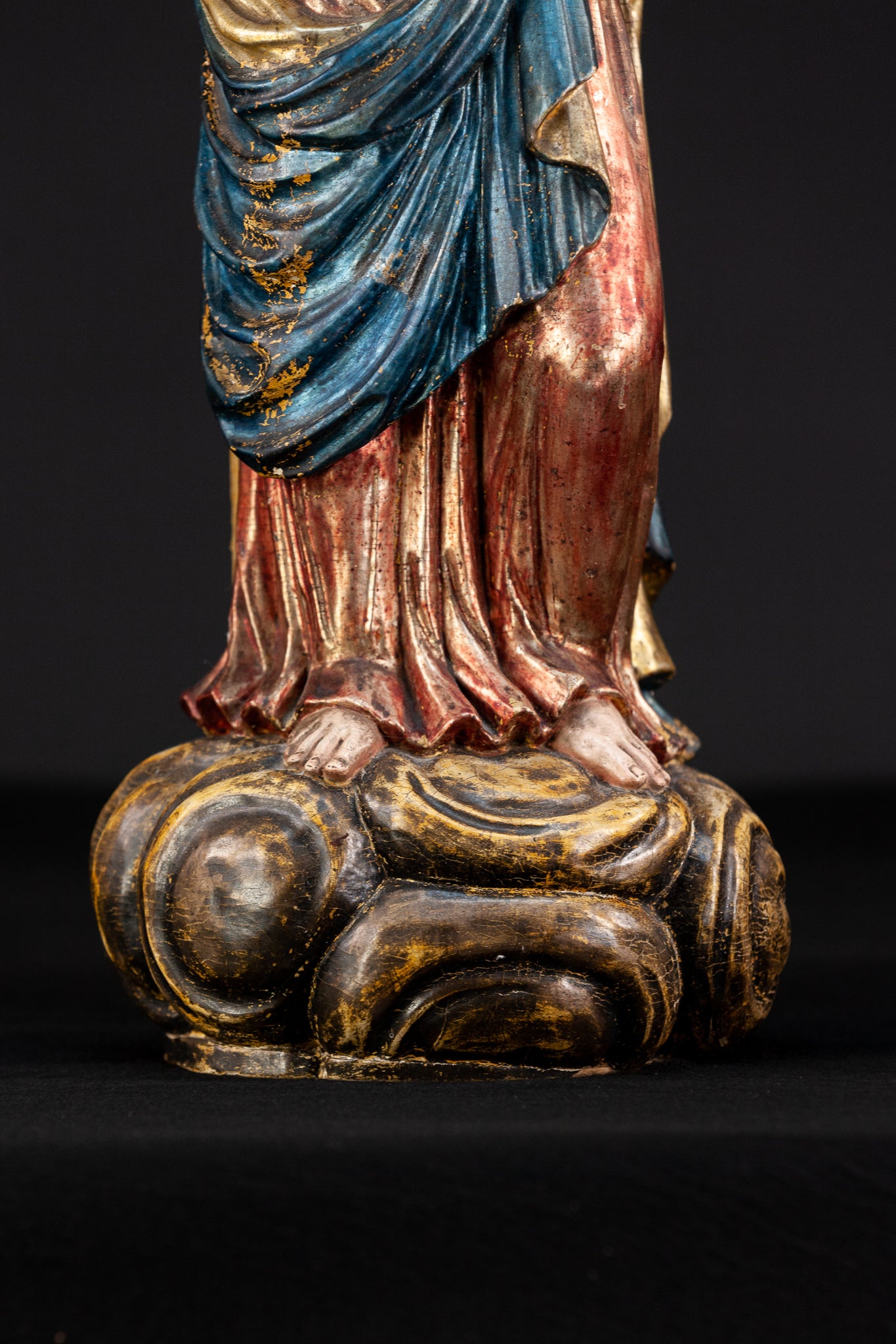 Virgin Mary Child Jesus | Rococo 1760 | 20.5”