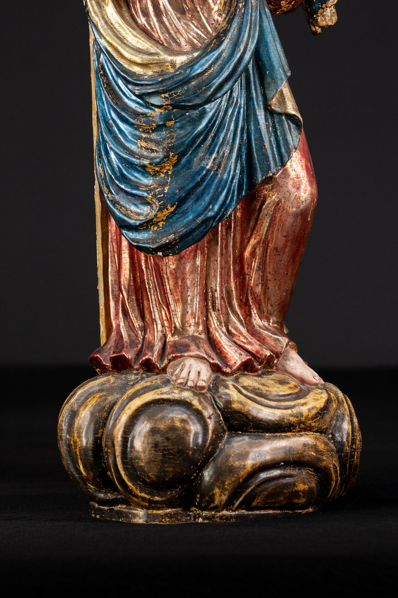 Virgin Mary Child Jesus | Rococo 1760 | 20.5”