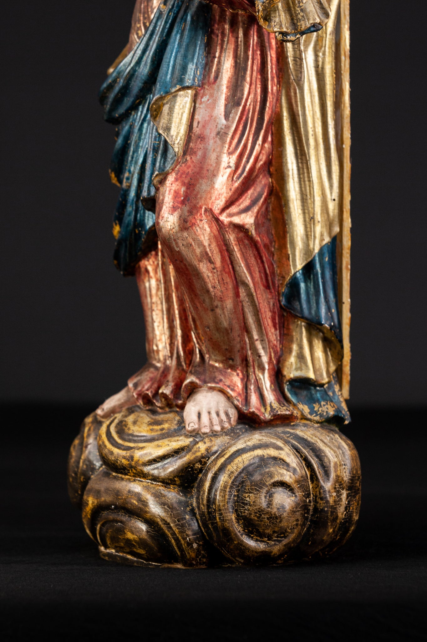 Virgin Mary Child Jesus | Rococo 1760 | 20.5”