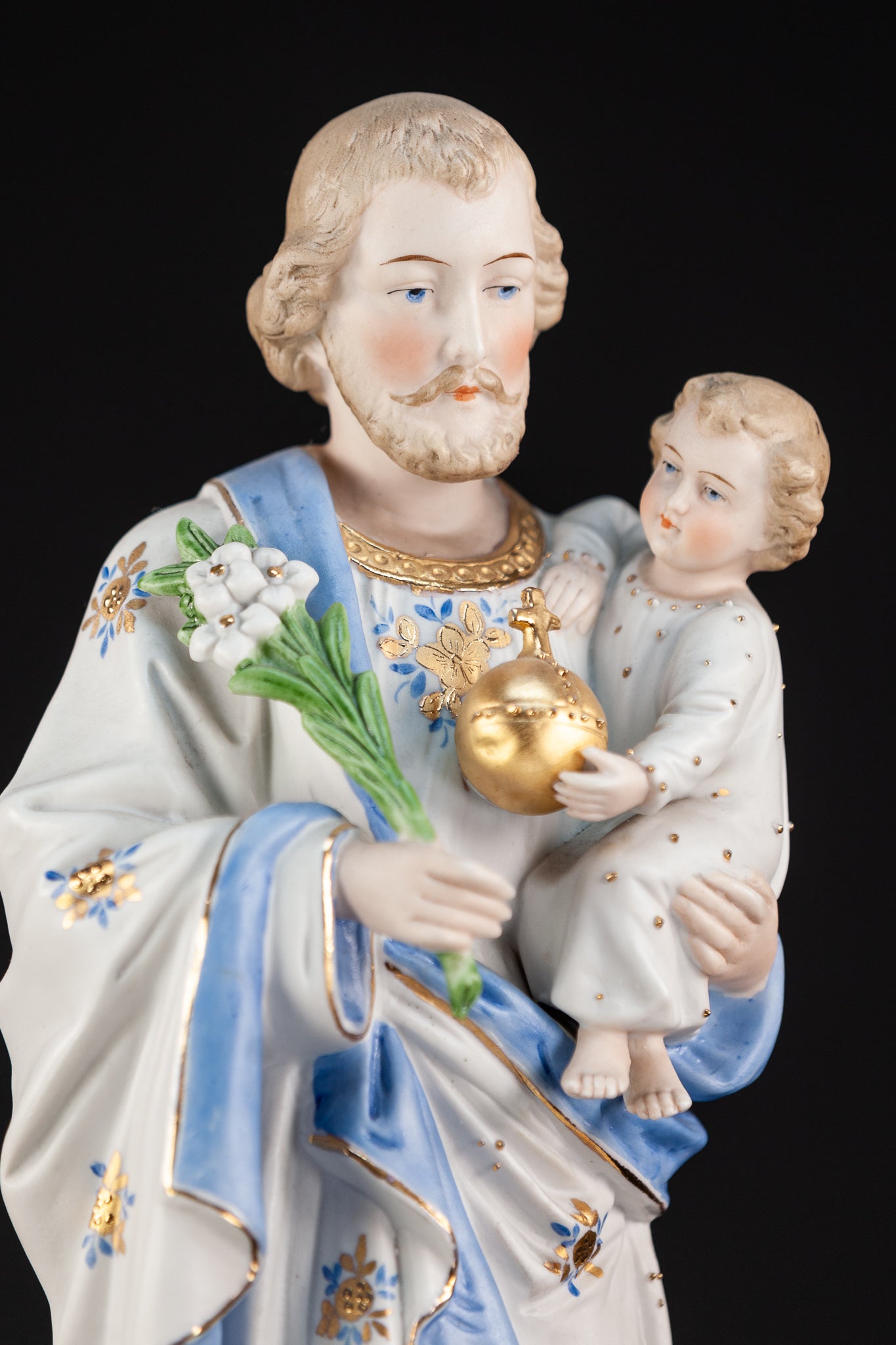 St Joseph with Child Jesus Porcelain | 17,7"