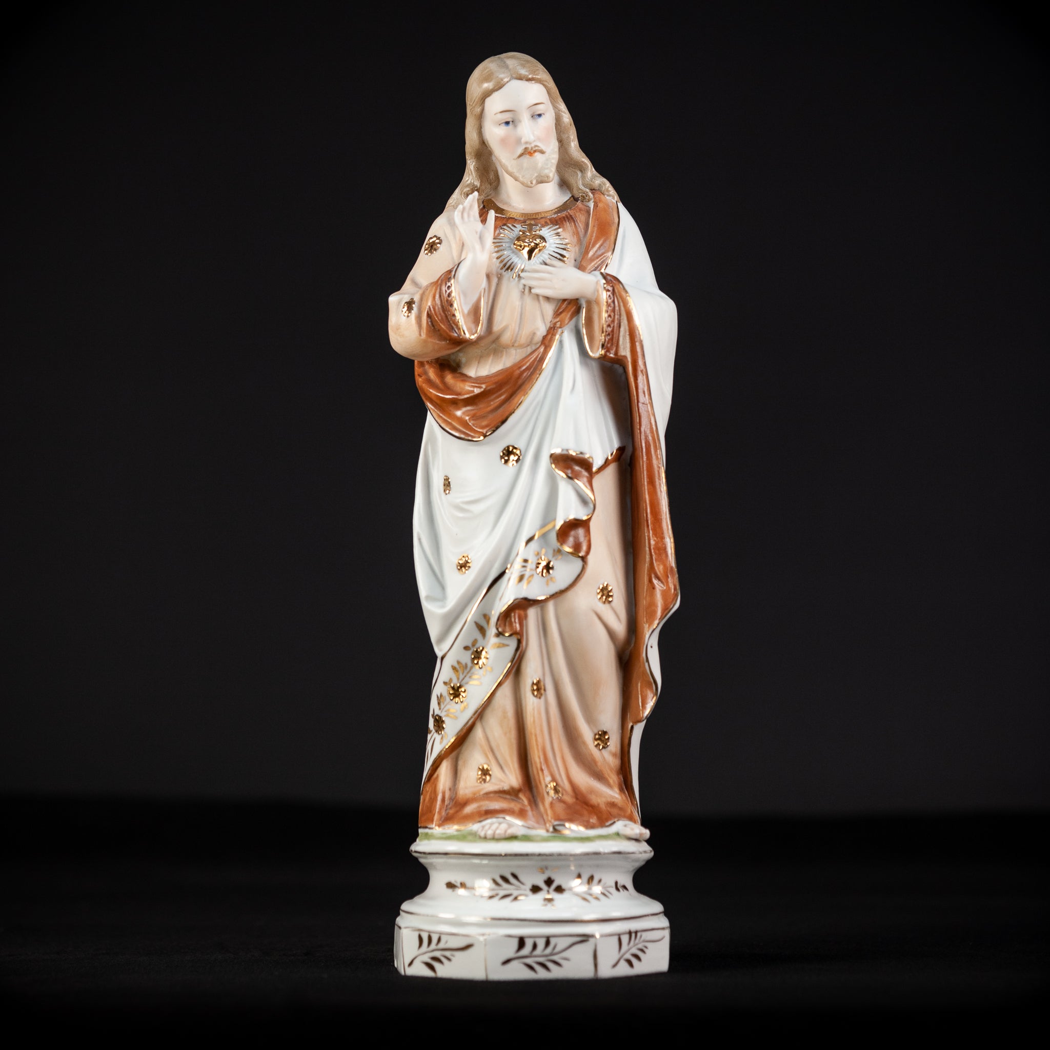 Jesus Sacred Heart Porcelain 15.4"