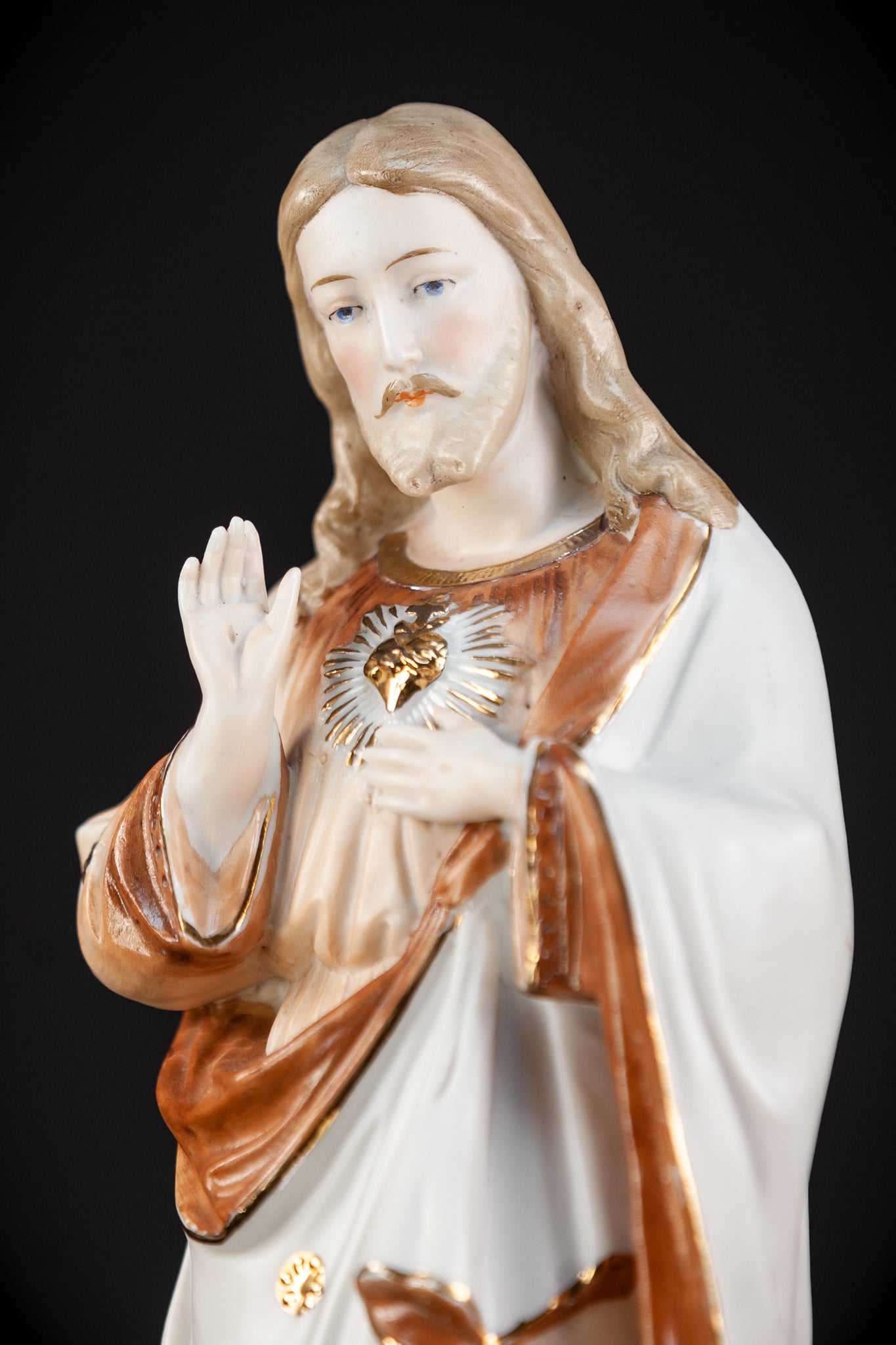 Jesus Sacred Heart Porcelain 15.4"