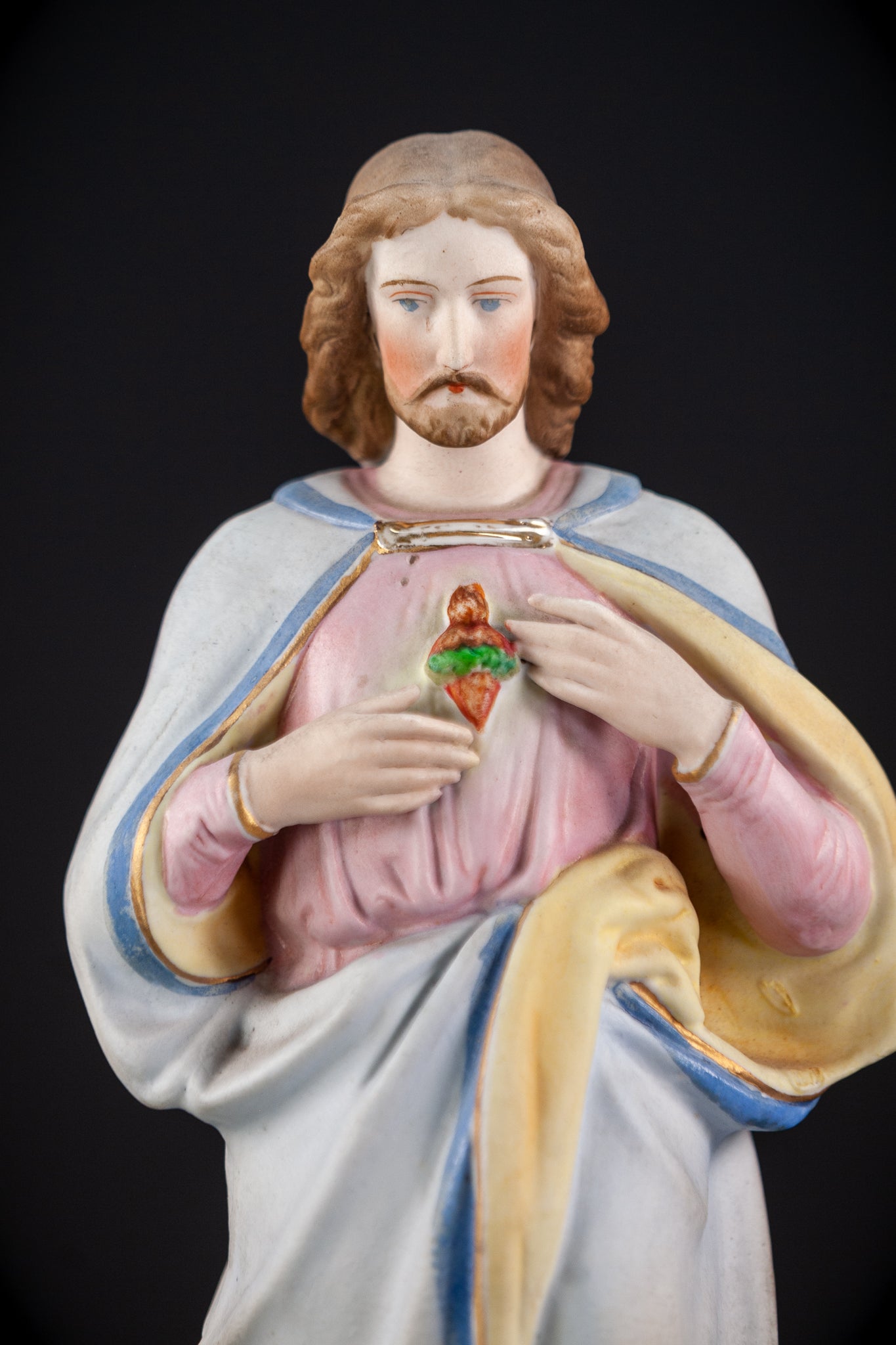 Jesus Sacred Heart Porcelain 12.4"