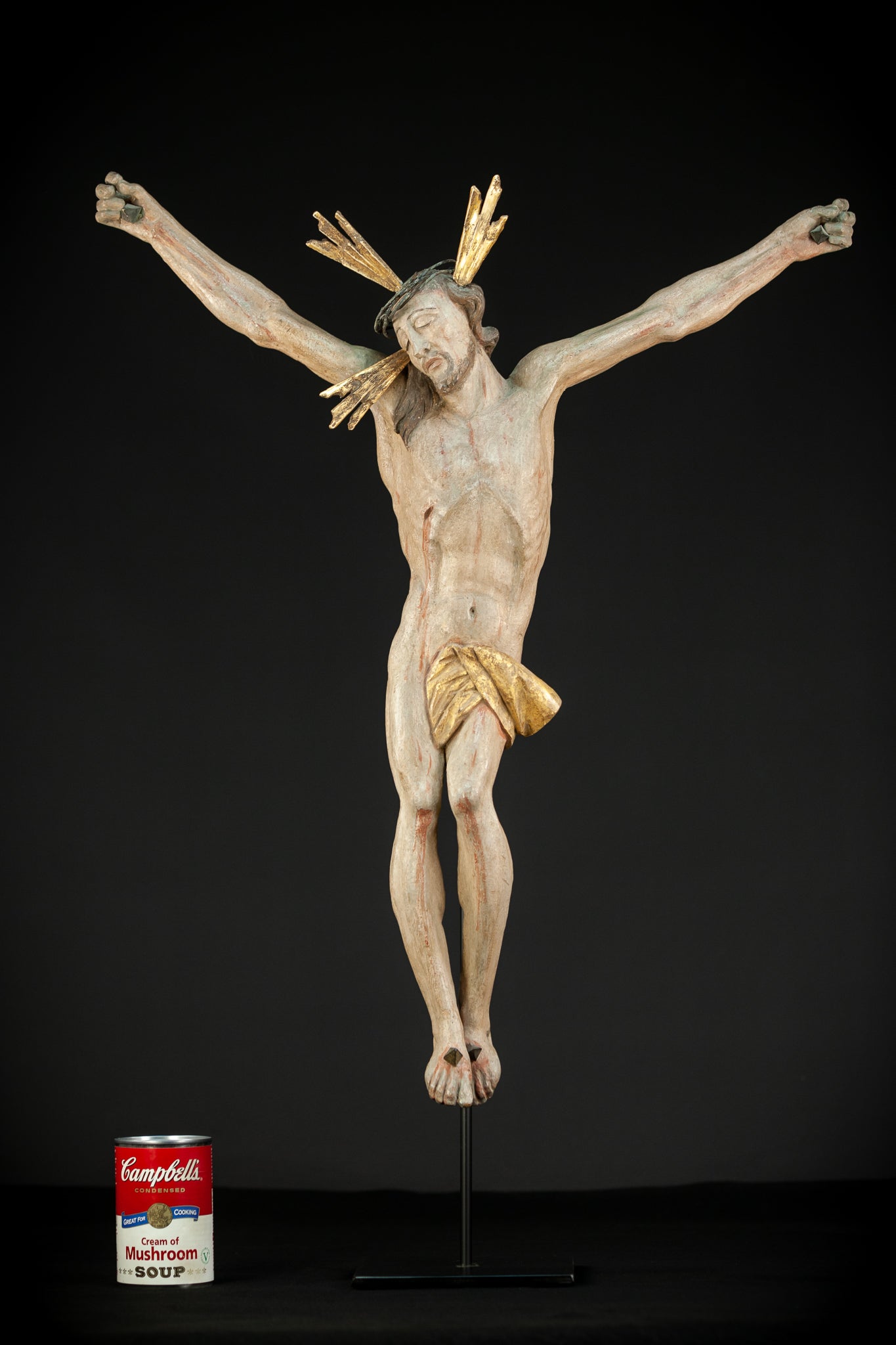 Corpus Christi Sculpture | 1700s - 1800s Antique | 26.4"