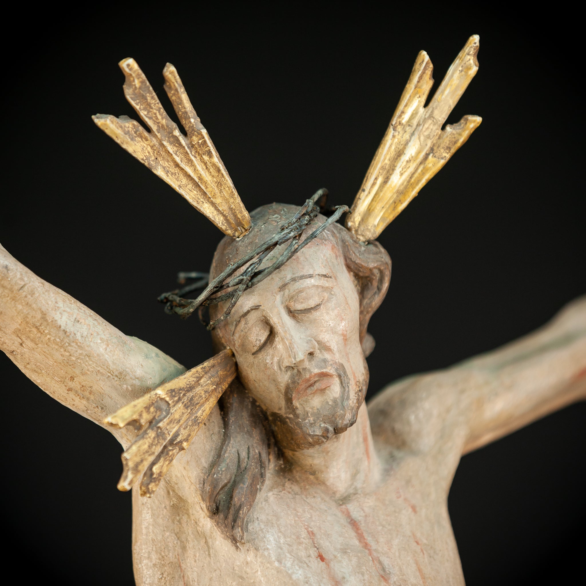 Corpus Christi Sculpture | 1700s - 1800s Antique | 26.4"