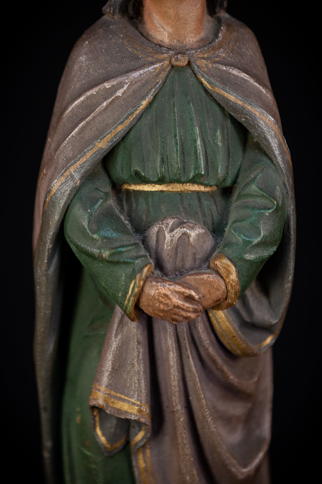 Saint John the Evangelist Wooden Sculpture | 11.2”