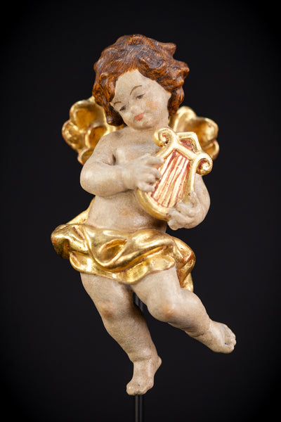 Angel Wood Carving Statue 6"