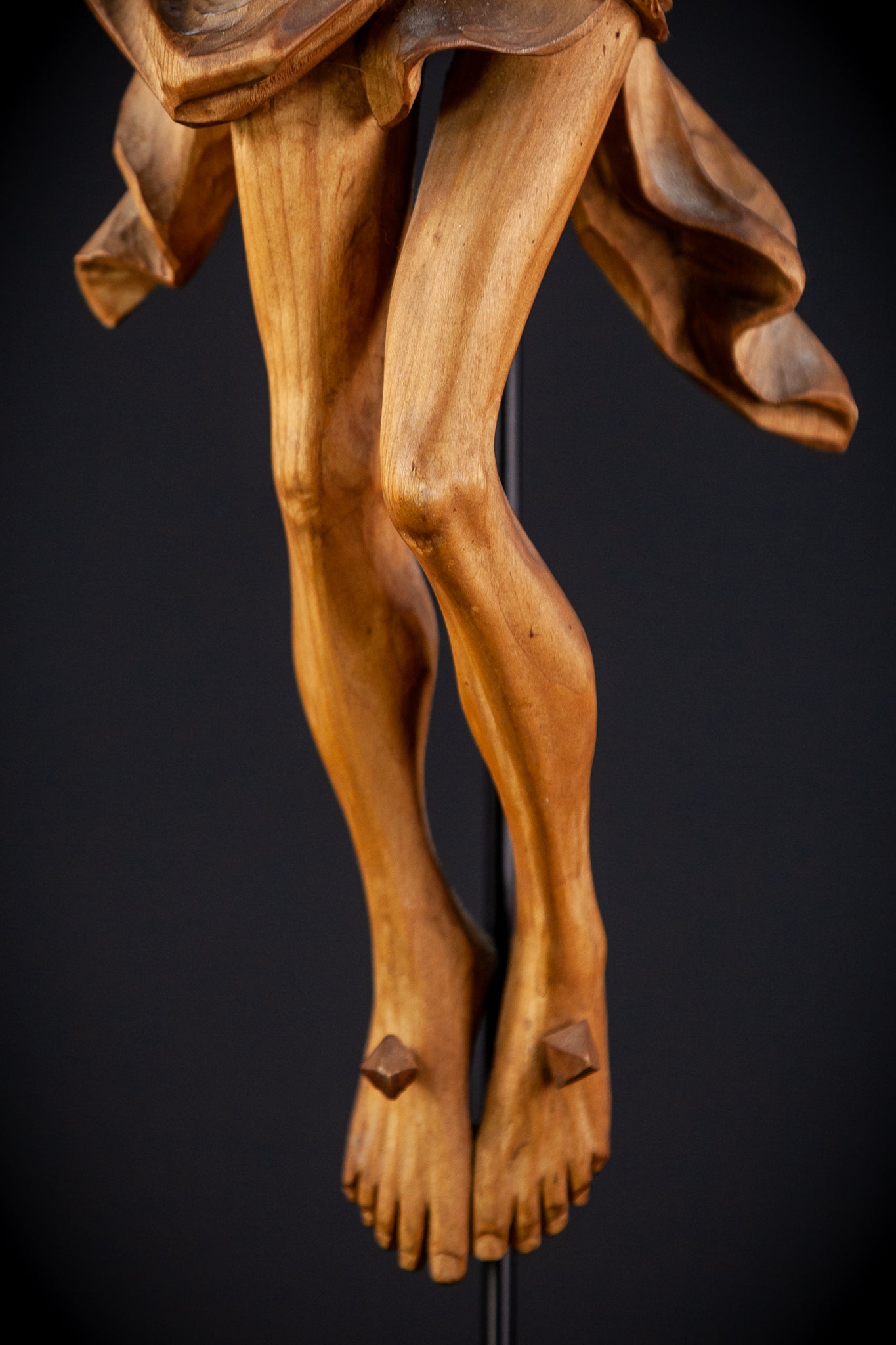 Corpus Christi Wooden Sculpture Antique | 18.1" / 46 cm