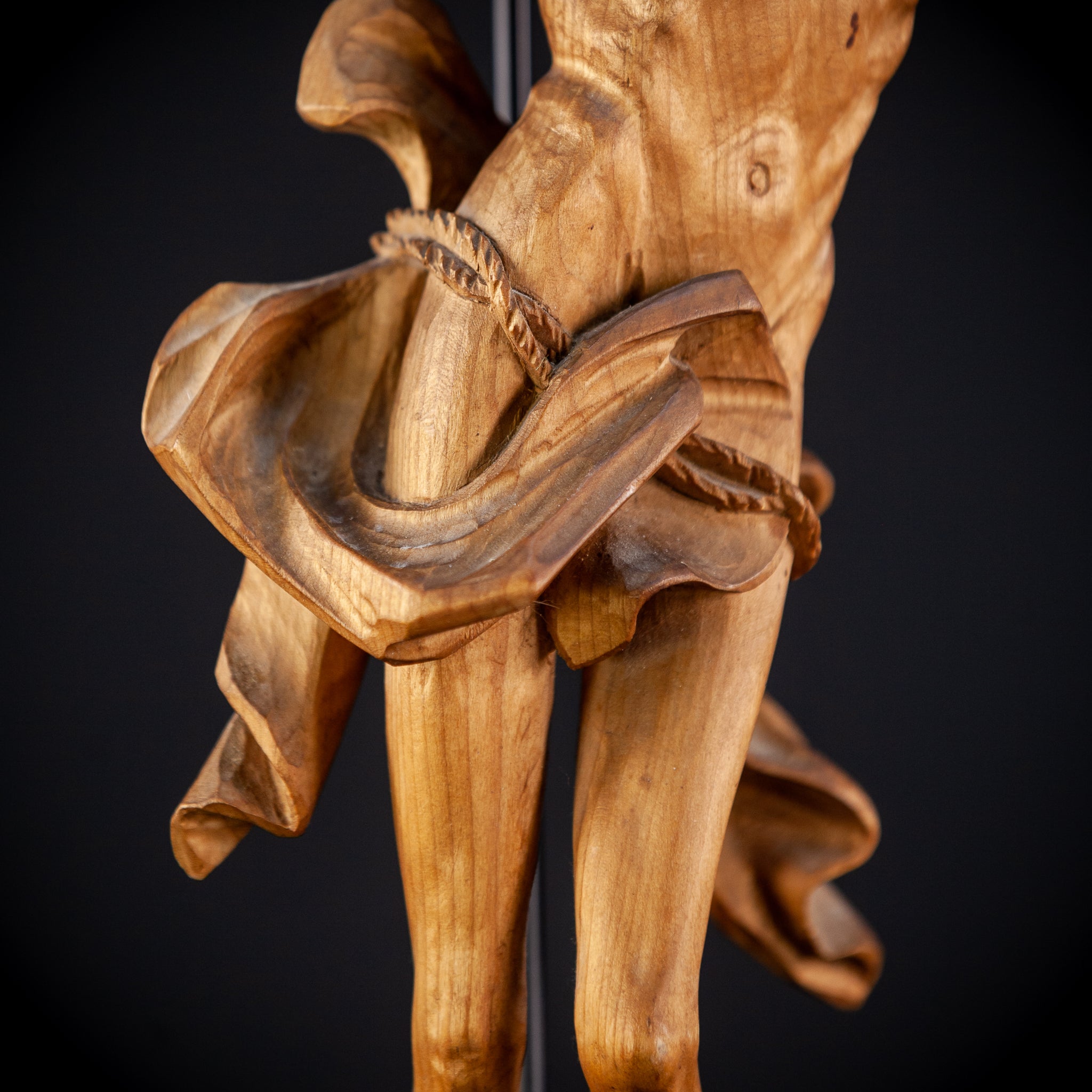 Corpus Christi Wooden Sculpture Antique | 18.1" / 46 cm