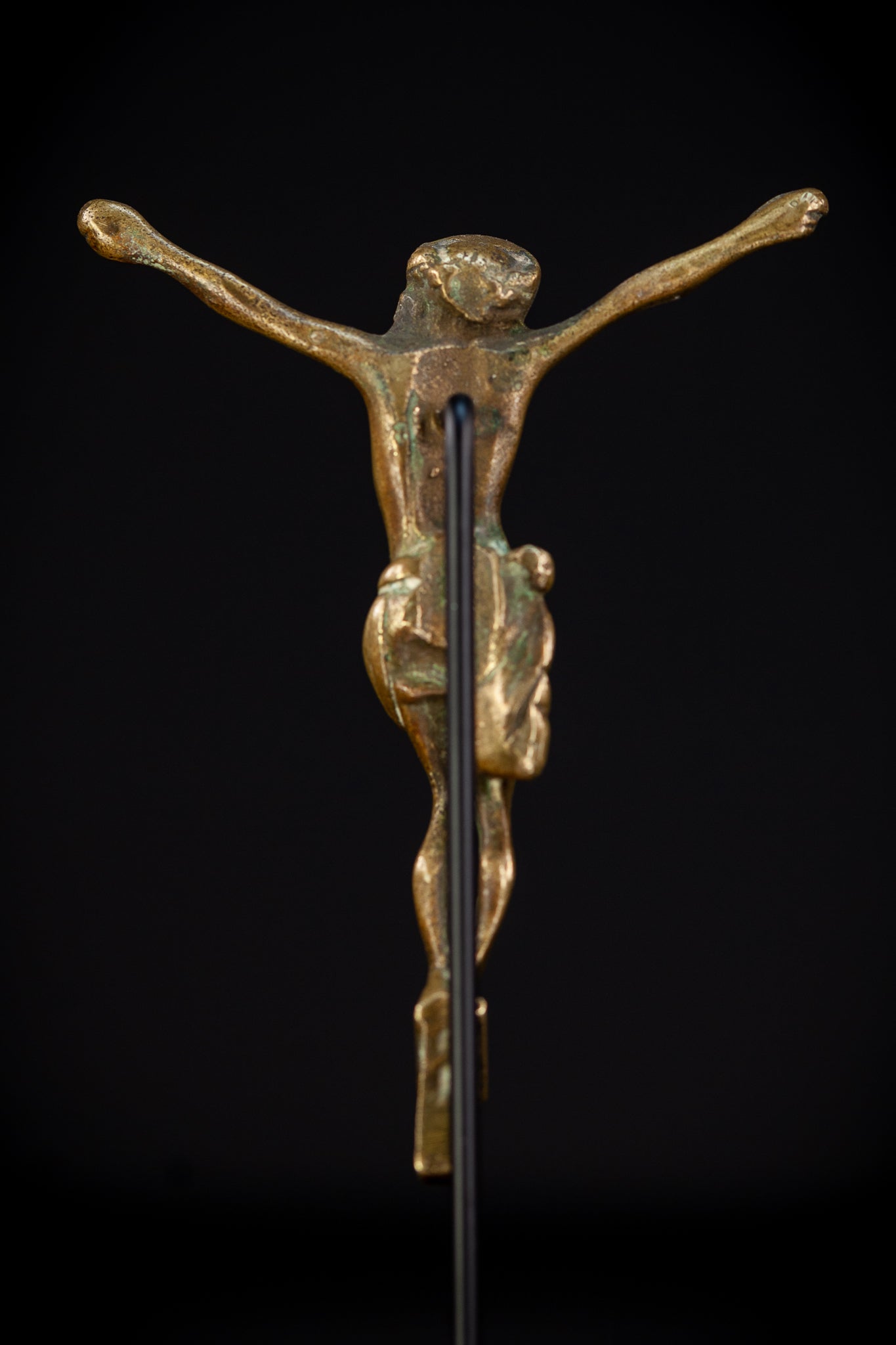 Corpus Christi Bronze Sculpture | 1600s Antique 5.5" / 14 cm