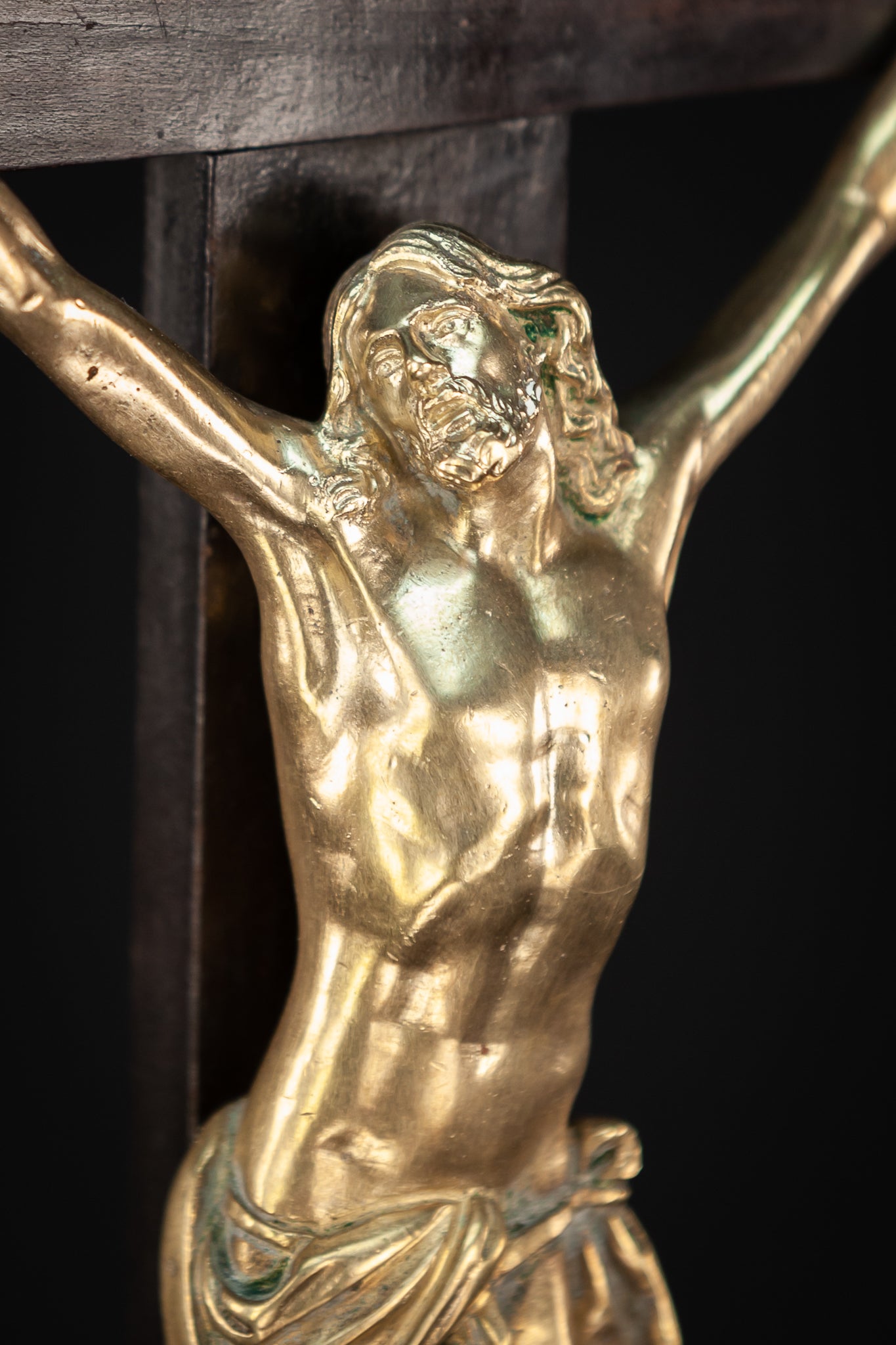 Altar Crucifix |  Bronze Christ 1700 | 24.4"